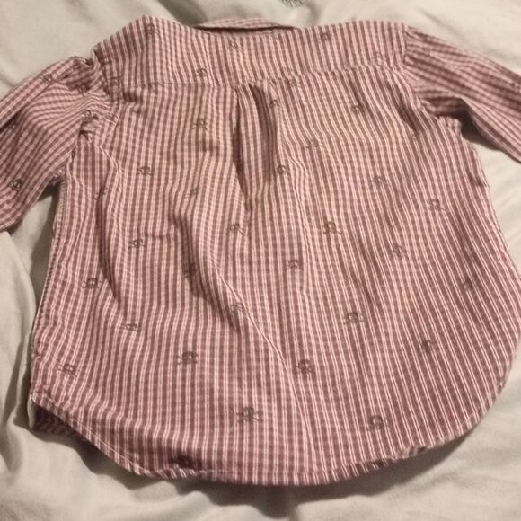 Gap kids plaid skull button down - Picture 6 of 10